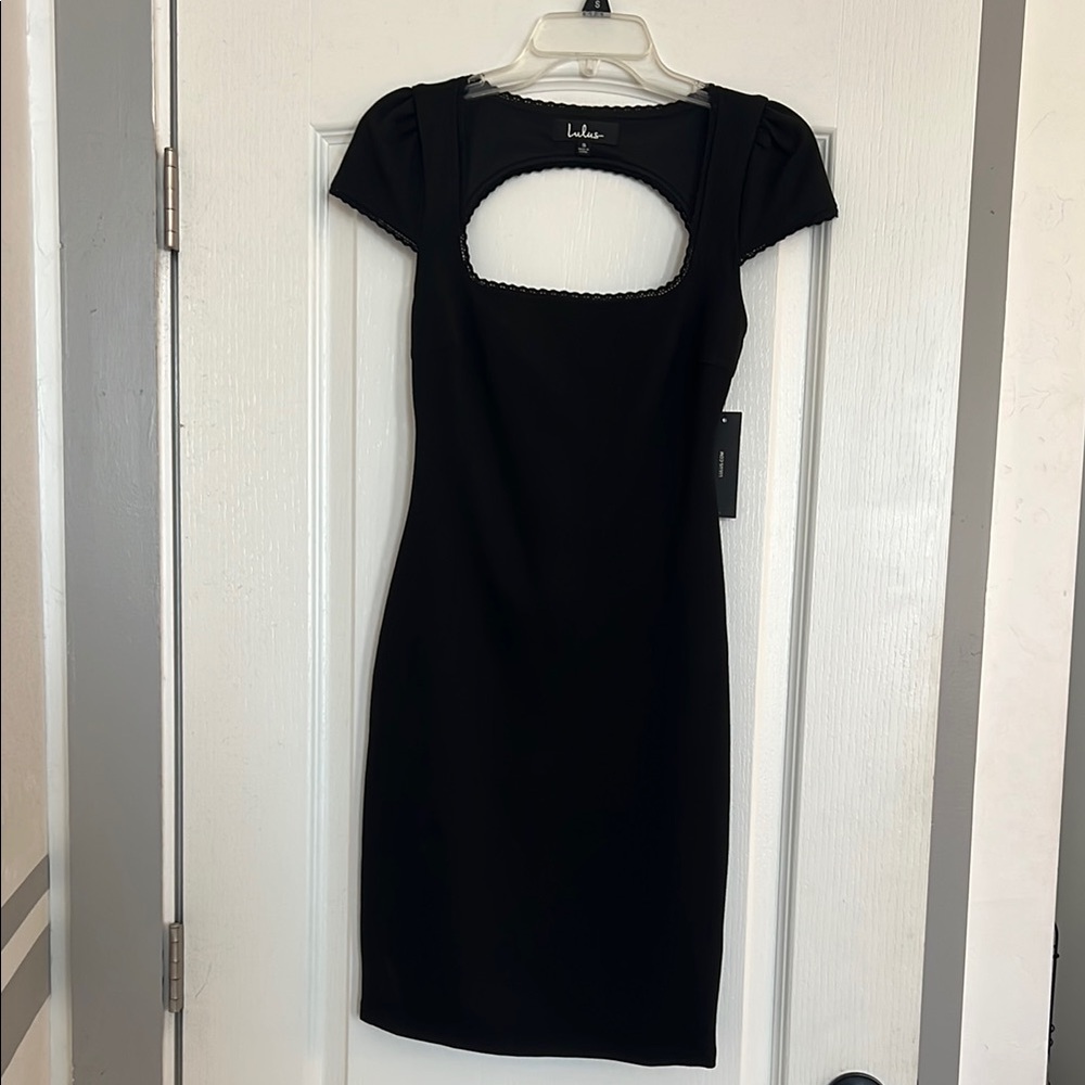 Lulu's Black Cutout Bodycon Dress